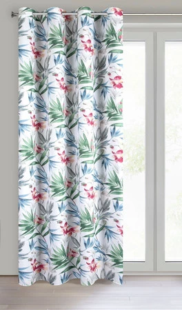 ZASŁONA GOTOWA JANETE 140 X 250 CM BIAŁY