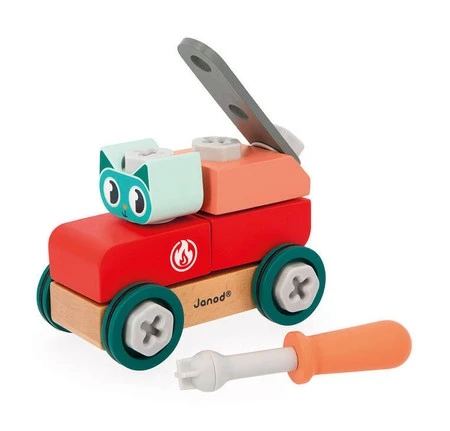 Janod Samochód do składania Kot Brico ‘Kids 2+