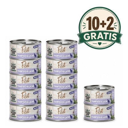 WILDES LAND CAT Thunfisch Pur Filet - filety z tuńczyka (80g)