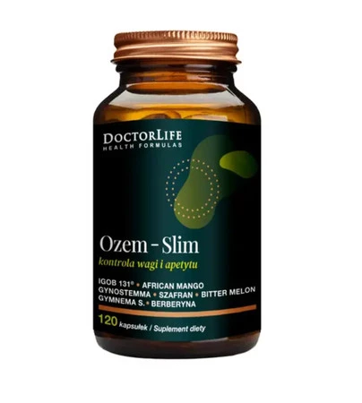 Ozem-Slim suplement diety wspomagający kontrolę wagi i apetytu 120 kapsułek