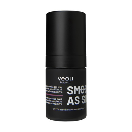 Smooth As Silk naprawczo-ujędrniający krem-maska pod oczy z trehalozą 5% kompleksem ceramidów 1% i ekstraktem z sosny nadmorskiej 0.5% 15ml