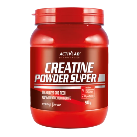 ACTIVLAB CREATINE POWDER SUPER Kreatyna 500g smak lemon