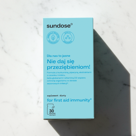 Sundose For First Aid Immunity na wsparcie układu odpornościowego 60 kaps.
