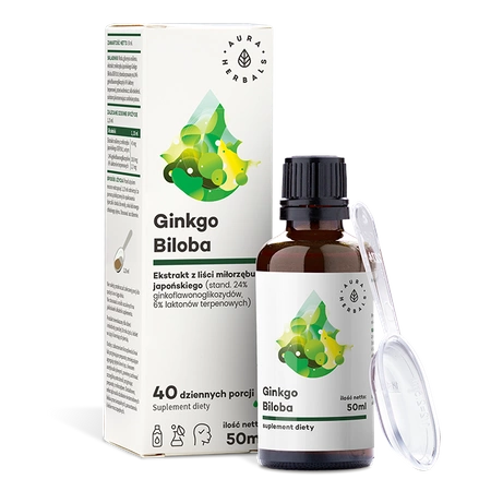 Ginkgo Biloba - ekstrakt 50:1 (50 ml)