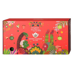 English Tea Shop Advent Calendar Chest RED - Kalendarz adwentowy 13 smaków - 25 szt.
