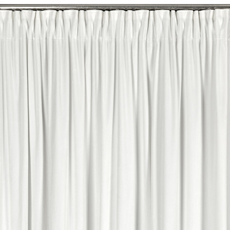 ZASŁONA GOTOWA CARLI NA TAŚMIE 140 X 270 CM BIAŁY