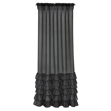 FIRANA GOTOWA DOLLY NA TAŚMIE 140 X 250 CM CZARNY