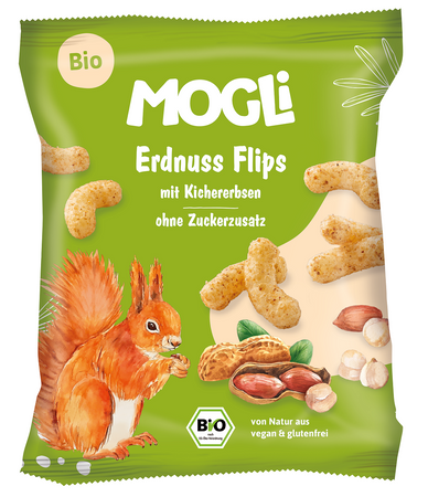 MOGLI CHRUPKI O SMAKU ORZESZKÓW ZIEMNYCH BIO 30 g