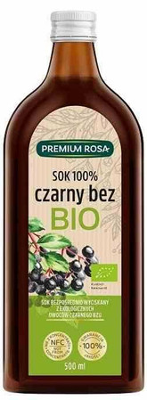Czarny Bez sok 100% BIO B/C 500ml