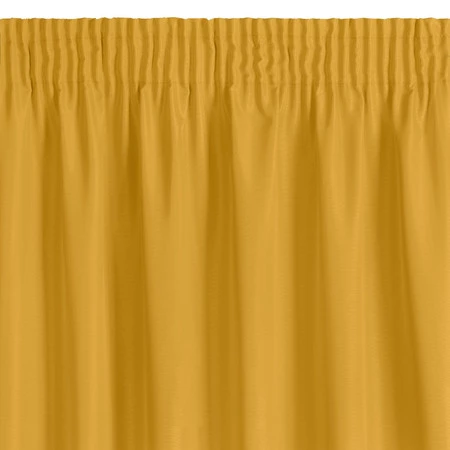 ZASŁONA GOTOWA RITA NA TAŚMIE 140 X 270 CM MUSZTARDOWY