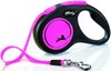 FLEXI NEW NEON Smycz taśmowa S / 5m różowa