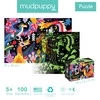 Mudpuppy Puzzle świecące w ciemności Smoki 100 elementów 5+