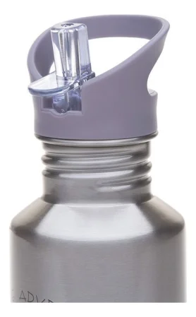 Lassig Butelka - bidon ze stali nierdzewnej z dodatkową zakrętką z ustnikiem Adventure Ważka 500 ml