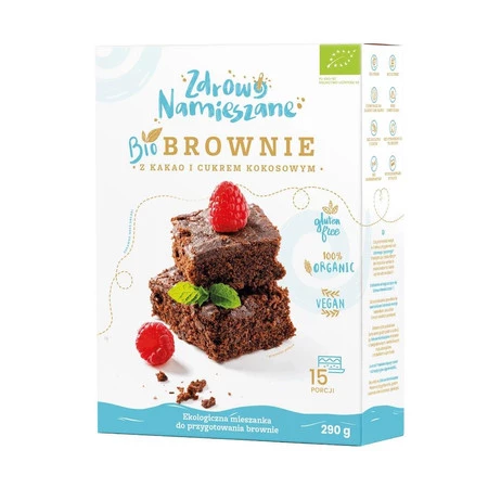 Zdrowo Namieszane − Mieszanka do wypieku brownie − 290 g