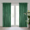 ZASŁONA GOTOWA PIERRE NA TAŚMIE 140 X 300 CM CIEMNOZIELONY