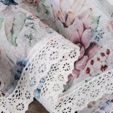 FIRANA GOTOWA DORA 150 X 30 CM BIAŁY