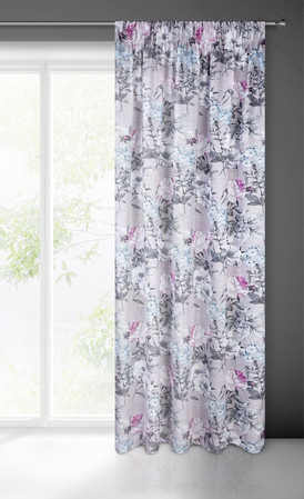 ZASŁONA GOTOWA HONEY NA TAŚMIE 140 X 270 CM RÓŻOWY