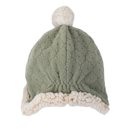 Lodger Dwuwarstwowa zimowa czapeczka z polaru szałwiowa Fleece Elm 6-12 m