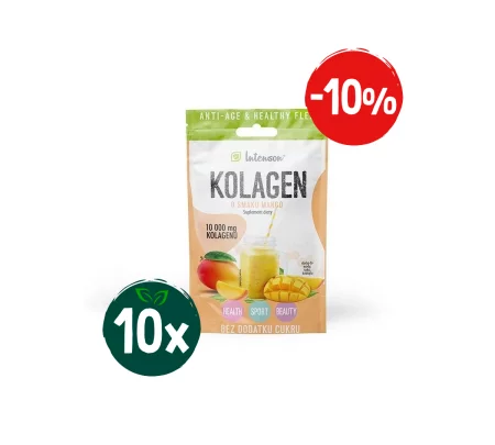 Zestaw: 10x Intenson Kolagen o smaku mango 10,8 g