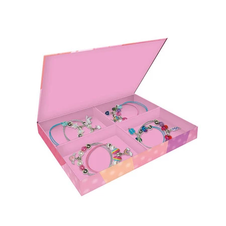 Janod Zestaw kreatywny do tworzenia biżuterii Bransoletki szczęścia 8+