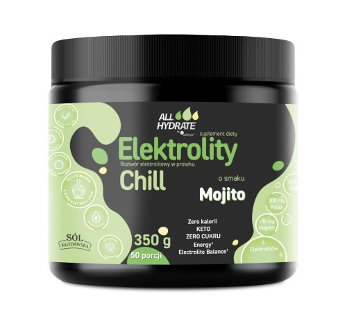 ALLHydrate Elektrolity CHILL Mojito 350g - Nabea.pl