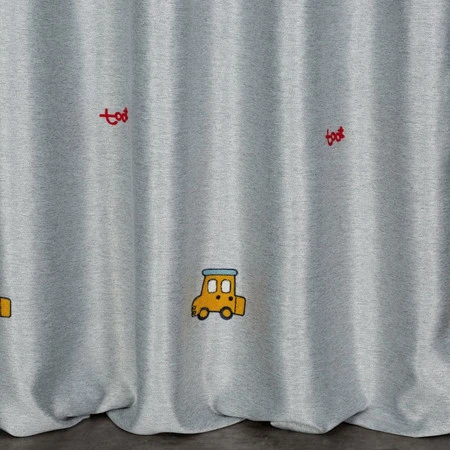 ZASŁONA GOTOWA ALVIN 140 X 250 CM SREBRNY