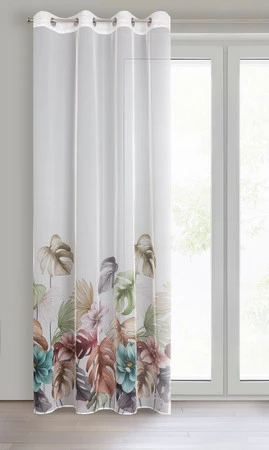 ZASŁONA GOTOWA NIKOLA 140 X 250 CM BIAŁY