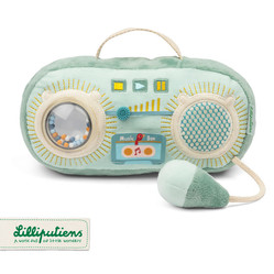 Lilliputiens Przytulanka aktywizująca do zabawy Radio Smok Joe 9m+