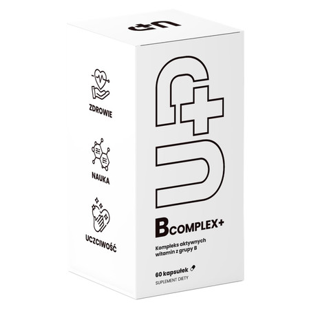 UP Health Witamna B Complex+ suplement diety 60 kaps.