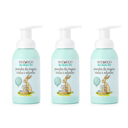 Zestaw: 3x Sylveco dla dzieci 3+ - Pianka do mycia ciała i włosów - 290ml