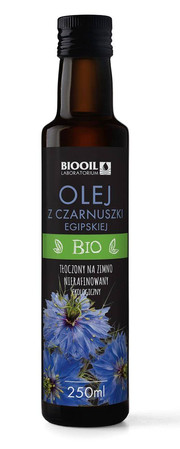 OLEJ CZARNUSZKA TŁOCZONY NA ZIMNO BIO 250ml BIOOIL