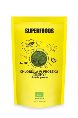 Bio Planet − Superfoods, chlorella w proszku − 200 g