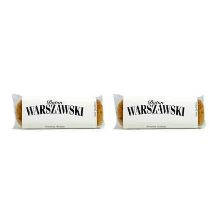 Zestaw: 2x BATON WARSZAWSKI Ananas i kokos 50g