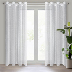FIRANA GOTOWA BECKY 140 X 250 CM BIAŁY