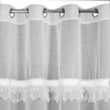 FIRANA GOTOWA KIARA 140 X 250 CM BIAŁY