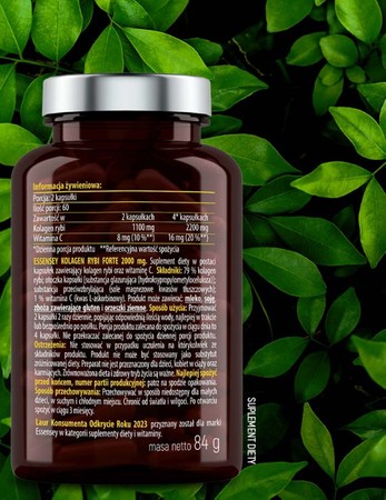ESSENSEY KOLAGEN RYBI FORTE 2200mg 120 kaps