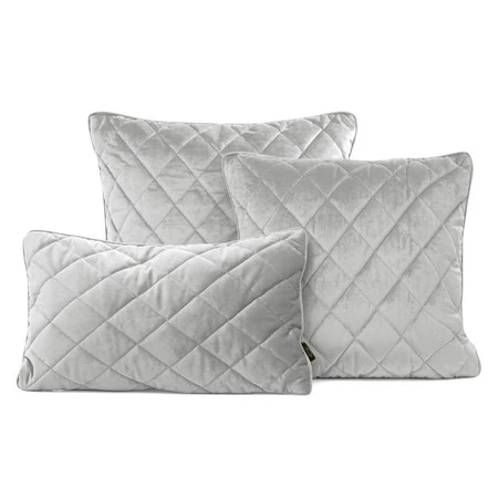 POSZEWKA VELVET 27 45 X 45 CM SREBRNY