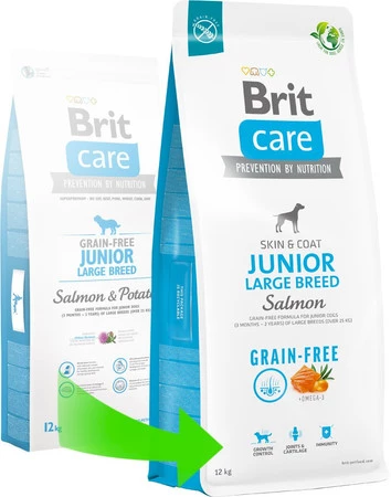 BRIT Care Dog Grain Free Junior Large Breed Salmon 3kg
