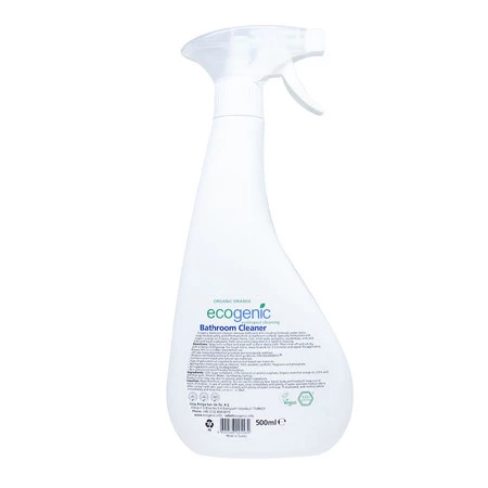 Ecogenic, Spray do czyszczenia powierzchni łazienkowych, Pomarańcza, 500 ml
