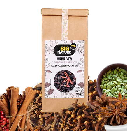 Herbata czarna SUPERIOR ROZGRZEWAJĄCA WOŃ 100g