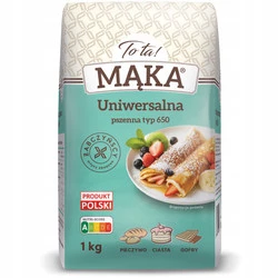 Zestaw 3x ToTa! Mąka pszenna typ 650 uniwersalna 1kg
