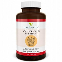 Medverita Cordyceps ekstrakt 500 mg 120 kapsuek