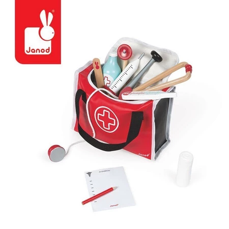 Janod Zestaw lekarza z 10 akcesoriami