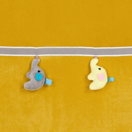 ZASŁONA GOTOWA KIDS 1 140 X 250 CM MUSZTARDOWY