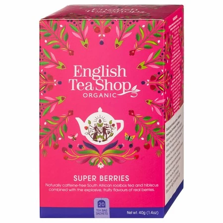 English Tea Shop, Herbata Super Berries, 20 saszetek
