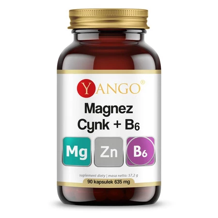 Yango Magnez + cynk + B6 - 90 kaps.