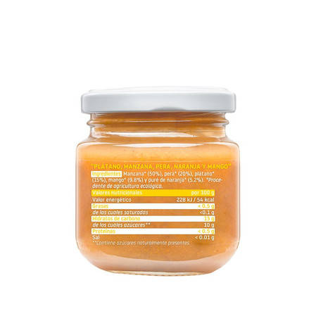 Smileat, BIO Deser wieloowocowy z mango 6m+, 130g