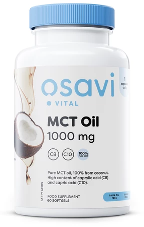 Osavi MCT Oil, 1000mg - 60 kaps.
