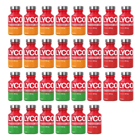 Zestaw 30 szt. mix Napój LycopenPro Antyoxidant Drink Smooth z Witaminą C 250 ml smak Mango + smak wiśnia + smak żurawina