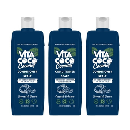Zestaw: 3x Vita Coco odżywka przeciwłupieżowa do włosów i skóry głowy 400 ml